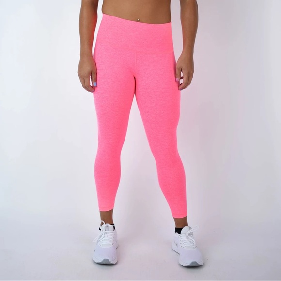 Fleo Pants - Fleo El Toro Electric Heather Pink Bounce Leggings Size Small